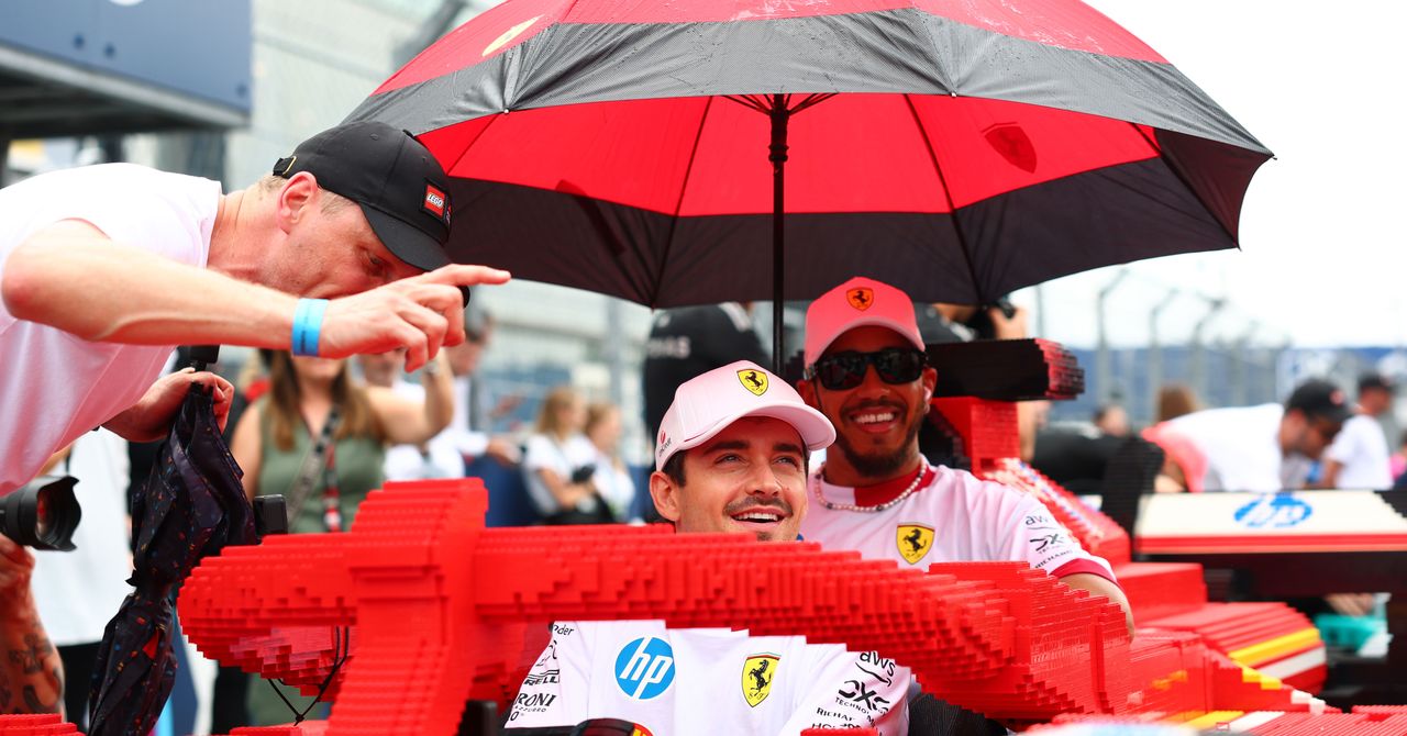 Formula 1 Drivers Just Hit the Track in These Full-Sized Lego Cars Formula 1 Drivers Just Hit the Track in These Full-Sized Lego Cars